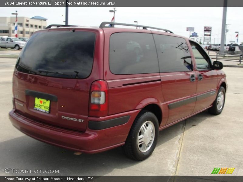 Sport Red Metallic / Medium Gray 2004 Chevrolet Venture LS