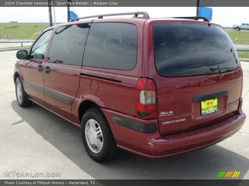 Sport Red Metallic / Medium Gray 2004 Chevrolet Venture LS