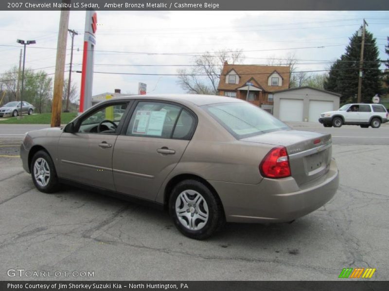 Amber Bronze Metallic / Cashmere Beige 2007 Chevrolet Malibu LS Sedan