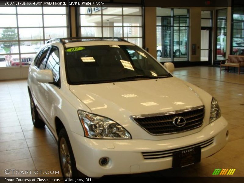 Crystal White / Ivory 2007 Lexus RX 400h AWD Hybrid