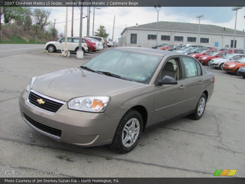 Amber Bronze Metallic / Cashmere Beige 2007 Chevrolet Malibu LS Sedan