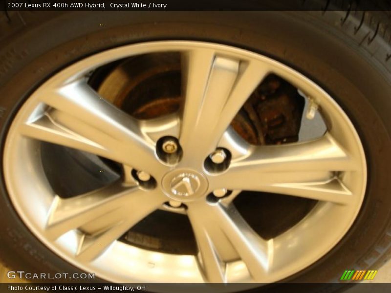 Crystal White / Ivory 2007 Lexus RX 400h AWD Hybrid