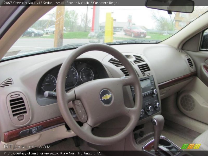 Amber Bronze Metallic / Cashmere Beige 2007 Chevrolet Malibu LS Sedan