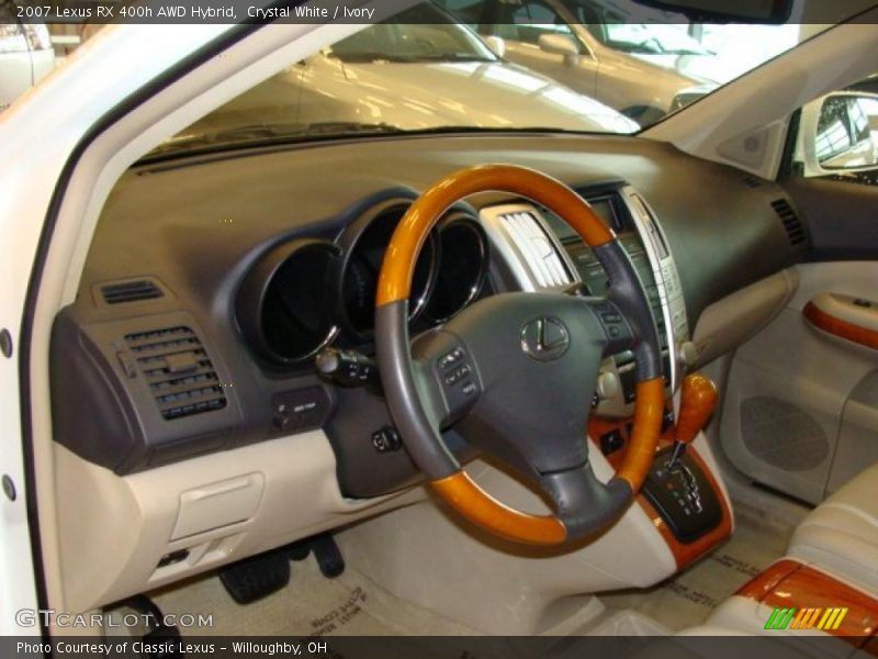 Crystal White / Ivory 2007 Lexus RX 400h AWD Hybrid