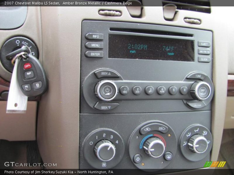 Amber Bronze Metallic / Cashmere Beige 2007 Chevrolet Malibu LS Sedan