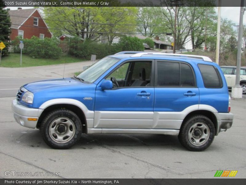 Cosmic Blue Metallic / Gray 2005 Suzuki Grand Vitara LX