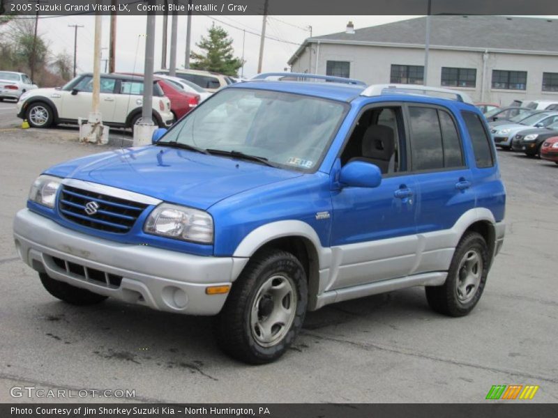 Cosmic Blue Metallic / Gray 2005 Suzuki Grand Vitara LX