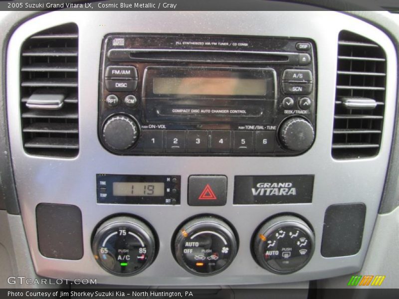 Cosmic Blue Metallic / Gray 2005 Suzuki Grand Vitara LX