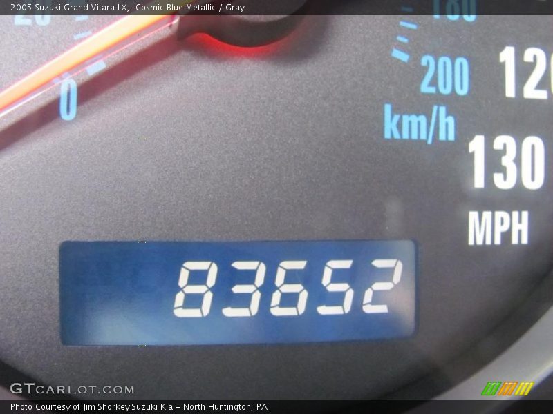 Cosmic Blue Metallic / Gray 2005 Suzuki Grand Vitara LX