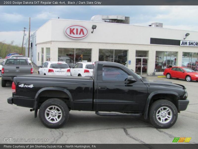 Black / Dark Slate Gray 2003 Dodge Dakota SXT Regular Cab 4x4