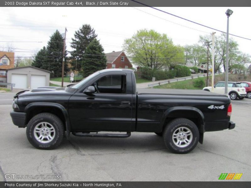 Black / Dark Slate Gray 2003 Dodge Dakota SXT Regular Cab 4x4