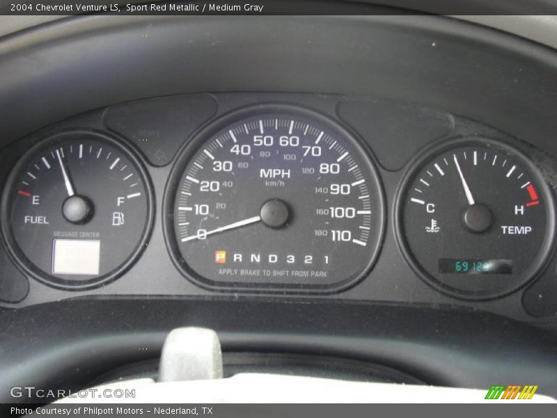 Sport Red Metallic / Medium Gray 2004 Chevrolet Venture LS