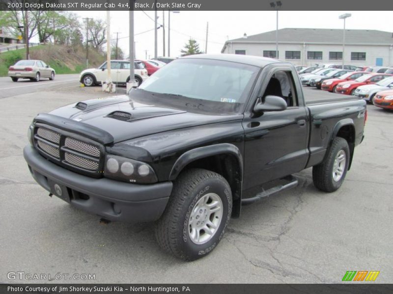 Black / Dark Slate Gray 2003 Dodge Dakota SXT Regular Cab 4x4
