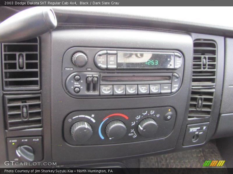 Black / Dark Slate Gray 2003 Dodge Dakota SXT Regular Cab 4x4