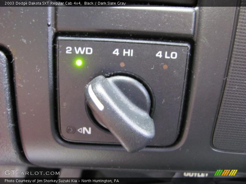 Black / Dark Slate Gray 2003 Dodge Dakota SXT Regular Cab 4x4
