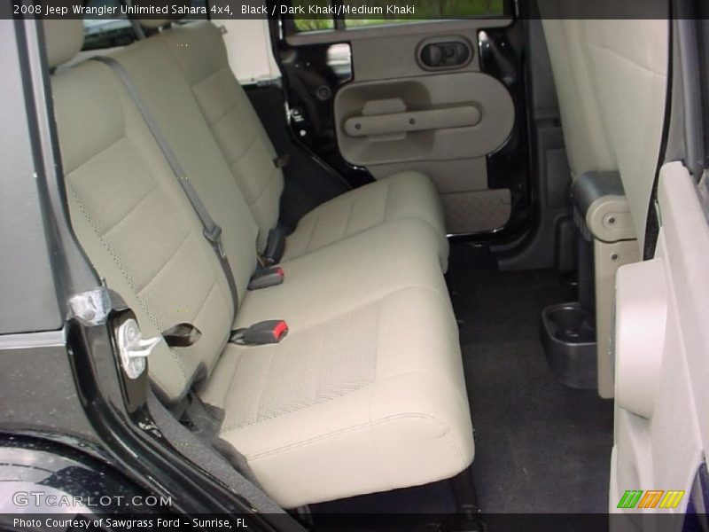 Black / Dark Khaki/Medium Khaki 2008 Jeep Wrangler Unlimited Sahara 4x4