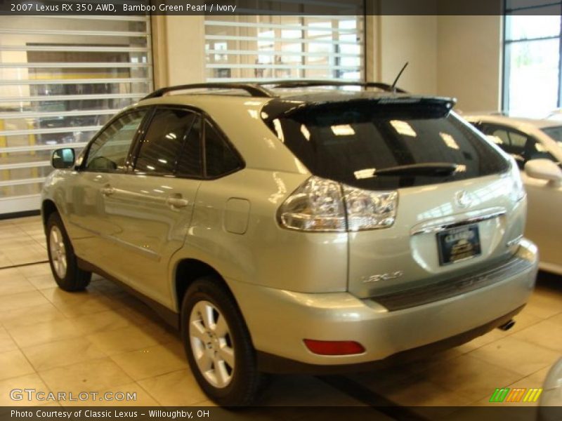 Bamboo Green Pearl / Ivory 2007 Lexus RX 350 AWD