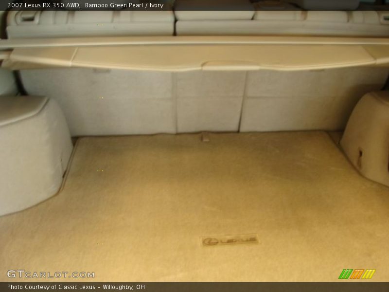 Bamboo Green Pearl / Ivory 2007 Lexus RX 350 AWD