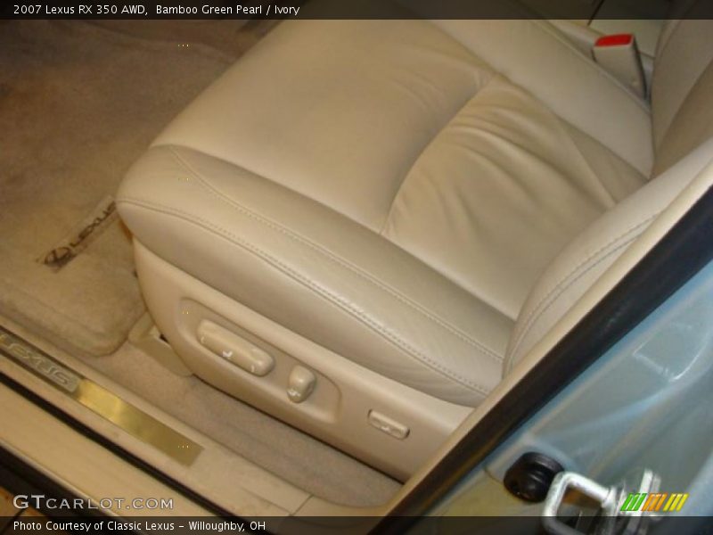 Bamboo Green Pearl / Ivory 2007 Lexus RX 350 AWD