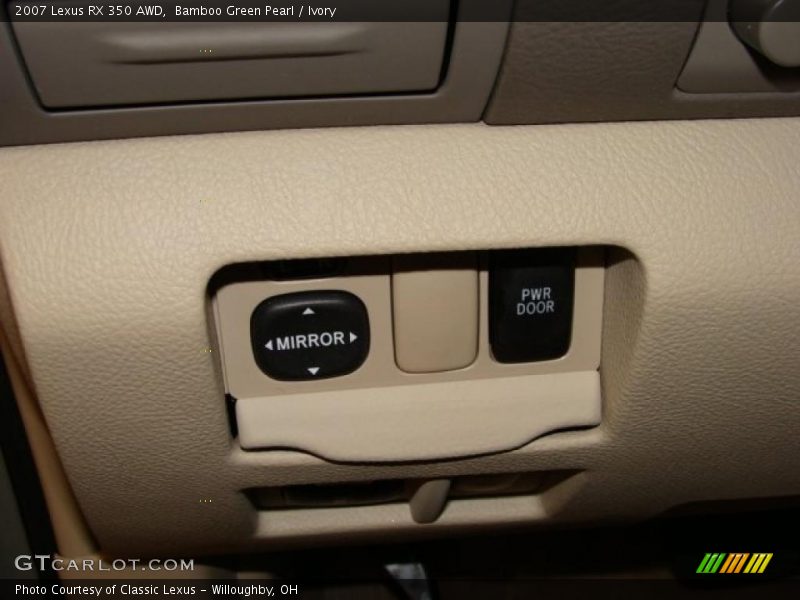 Bamboo Green Pearl / Ivory 2007 Lexus RX 350 AWD