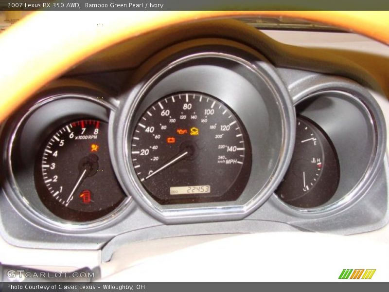 Bamboo Green Pearl / Ivory 2007 Lexus RX 350 AWD