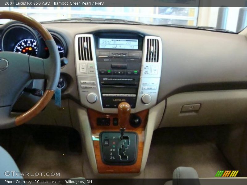Bamboo Green Pearl / Ivory 2007 Lexus RX 350 AWD