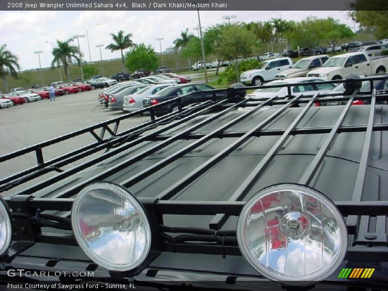 Black / Dark Khaki/Medium Khaki 2008 Jeep Wrangler Unlimited Sahara 4x4