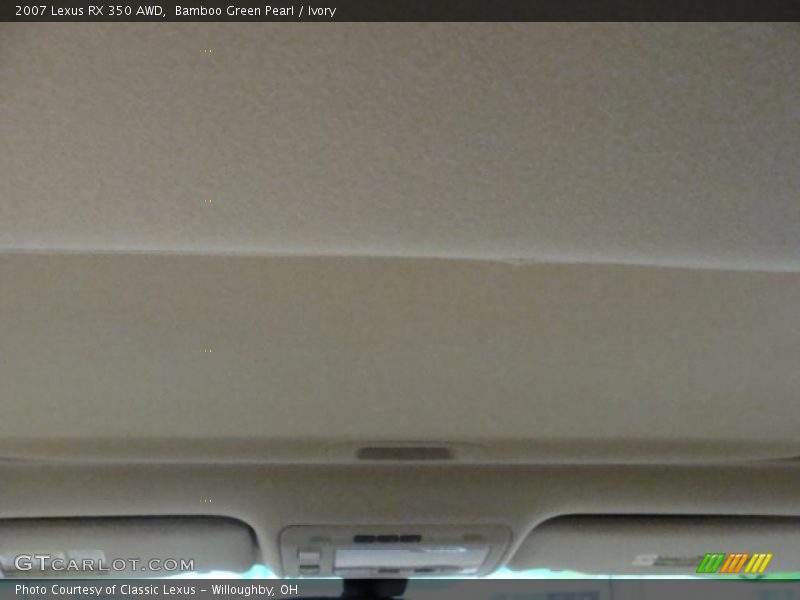 Bamboo Green Pearl / Ivory 2007 Lexus RX 350 AWD