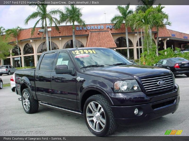 Dark Amethyst / Black 2007 Ford F150 Harley-Davidson SuperCrew