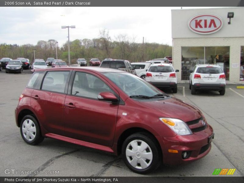Salsa Red Pearl / Dark Charcoal 2006 Scion xA