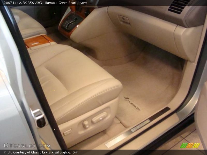 Bamboo Green Pearl / Ivory 2007 Lexus RX 350 AWD