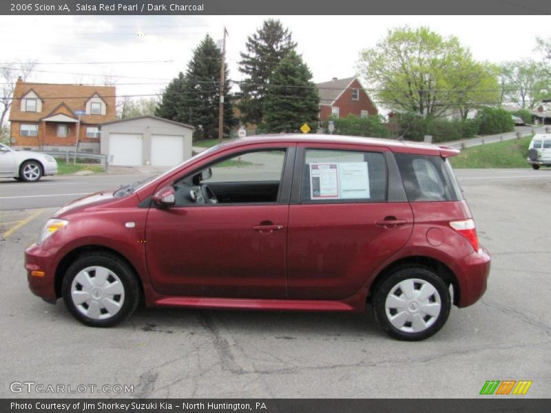 Salsa Red Pearl / Dark Charcoal 2006 Scion xA