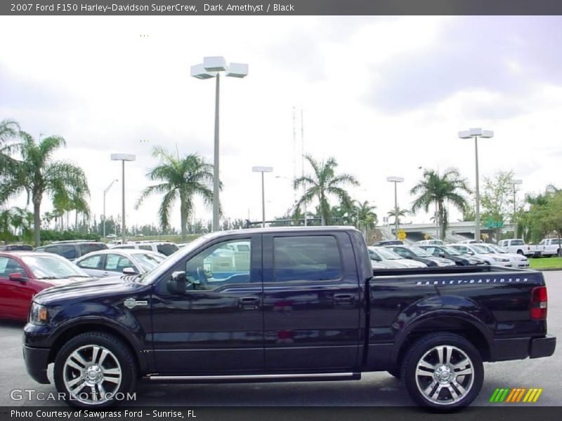 Dark Amethyst / Black 2007 Ford F150 Harley-Davidson SuperCrew