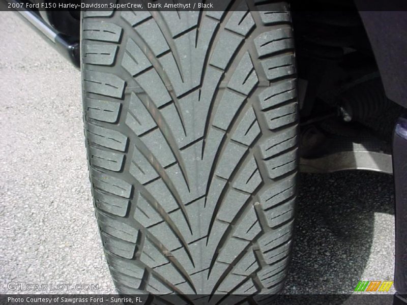 Dark Amethyst / Black 2007 Ford F150 Harley-Davidson SuperCrew