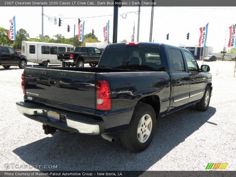 Dark Blue Metallic / Dark Charcoal 2007 Chevrolet Silverado 1500 Classic LT Crew Cab