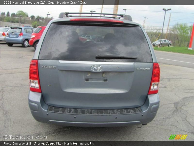 Green Meadow Gray / Gray 2008 Hyundai Entourage GLS