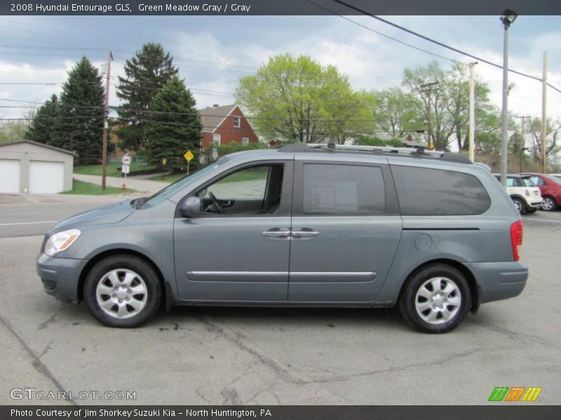 Green Meadow Gray / Gray 2008 Hyundai Entourage GLS