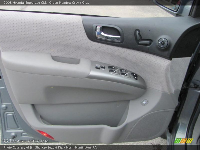 Green Meadow Gray / Gray 2008 Hyundai Entourage GLS