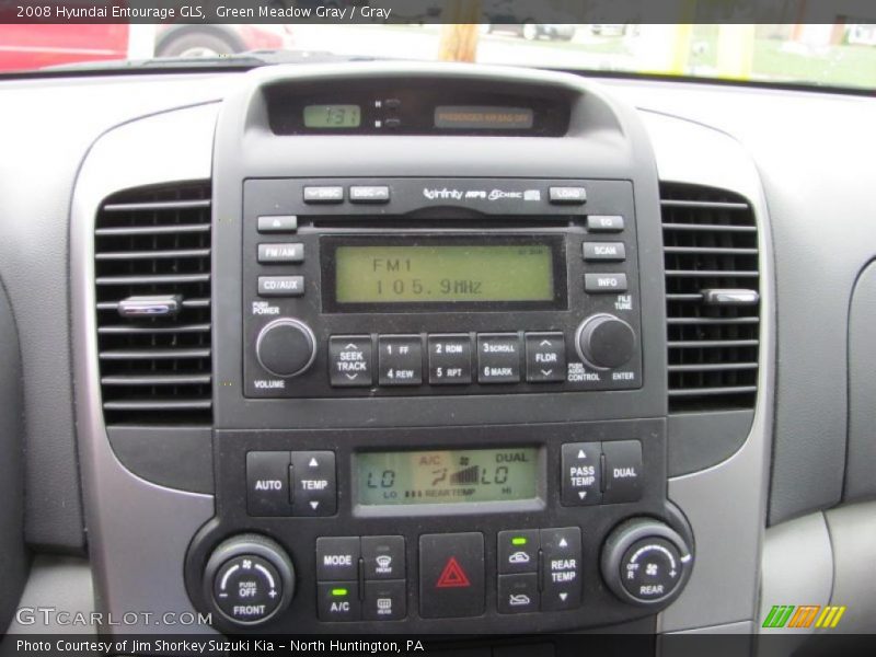 Green Meadow Gray / Gray 2008 Hyundai Entourage GLS