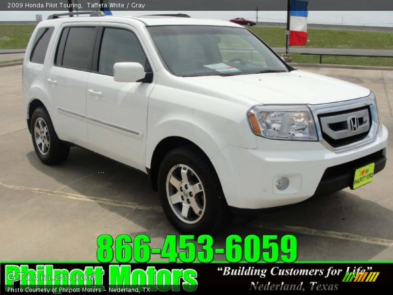 Taffeta White / Gray 2009 Honda Pilot Touring