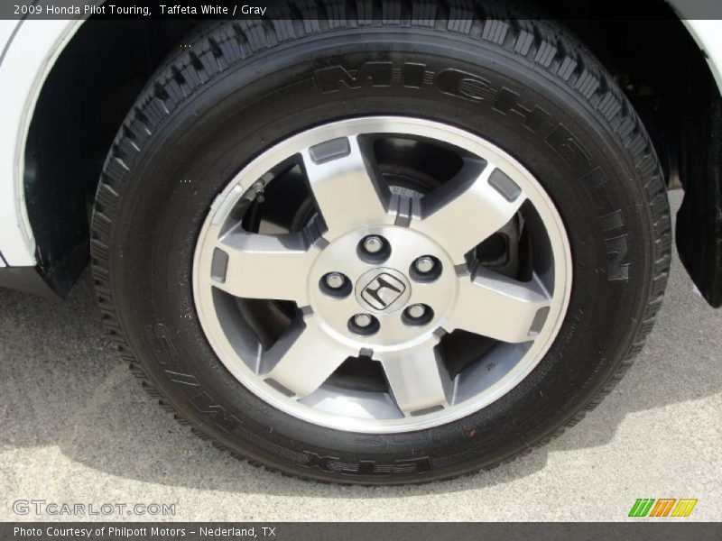 Taffeta White / Gray 2009 Honda Pilot Touring