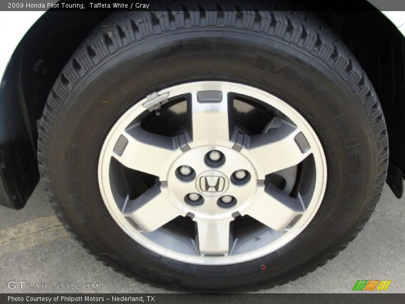 Taffeta White / Gray 2009 Honda Pilot Touring