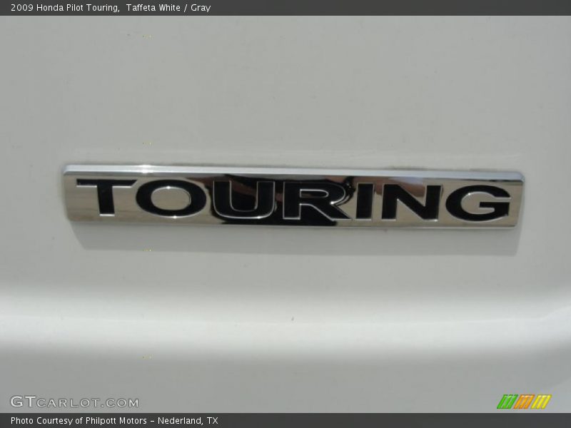 Taffeta White / Gray 2009 Honda Pilot Touring