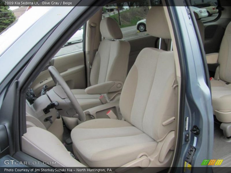 Olive Gray / Beige 2009 Kia Sedona LX