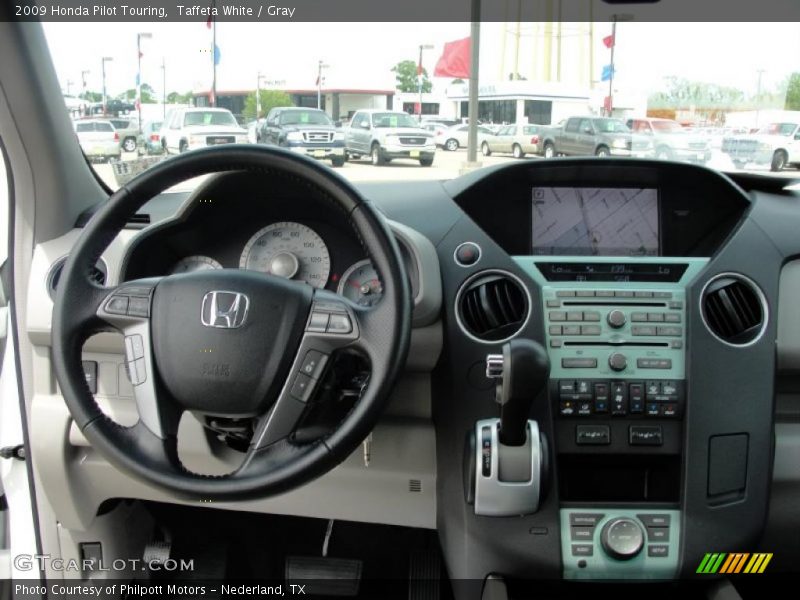 Taffeta White / Gray 2009 Honda Pilot Touring