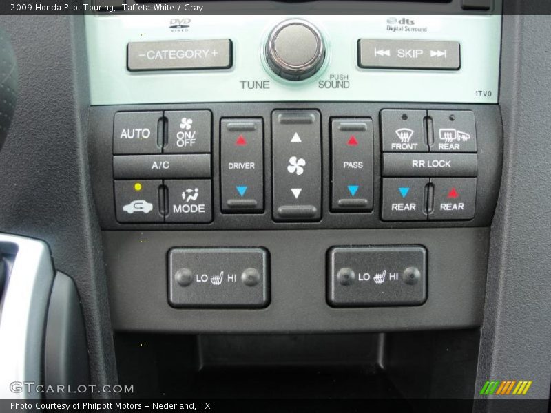 Taffeta White / Gray 2009 Honda Pilot Touring