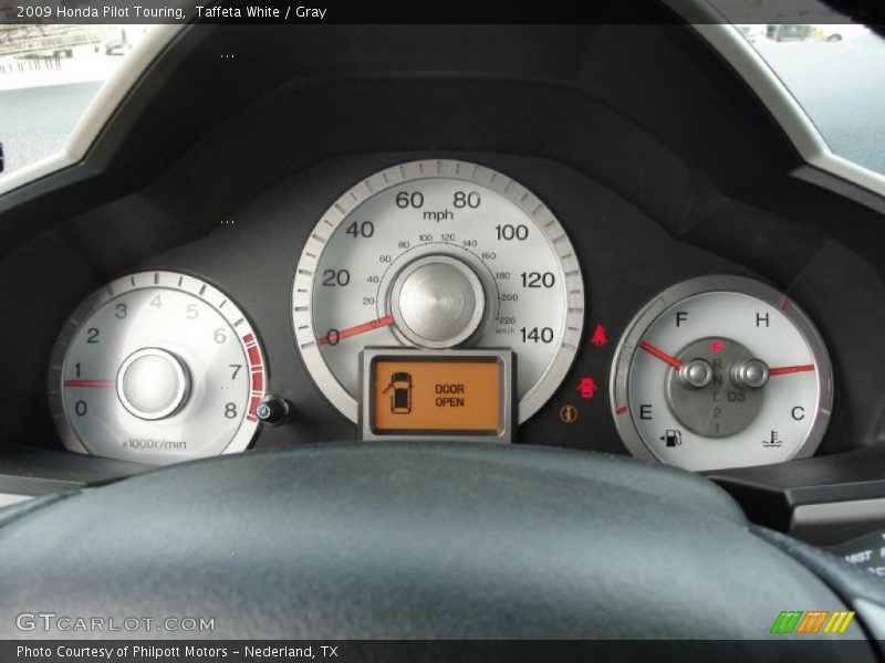 Taffeta White / Gray 2009 Honda Pilot Touring
