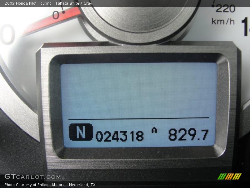 Taffeta White / Gray 2009 Honda Pilot Touring