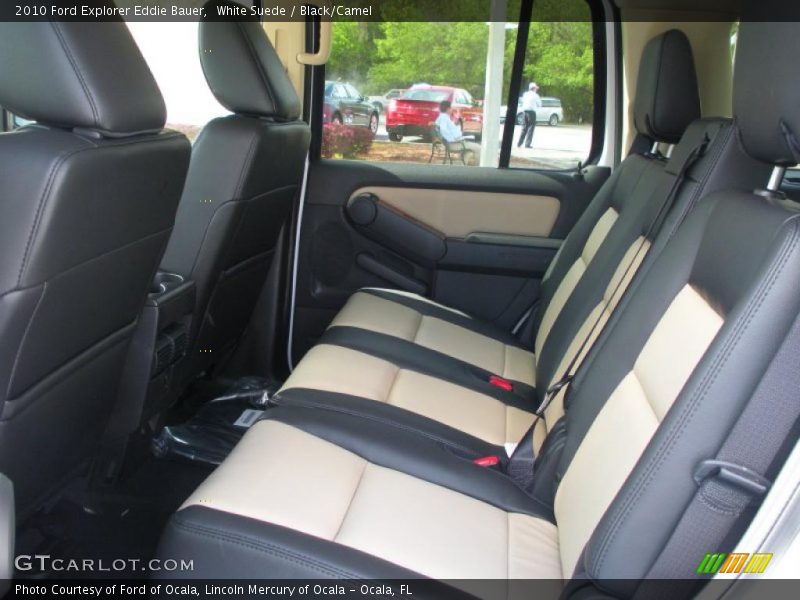 White Suede / Black/Camel 2010 Ford Explorer Eddie Bauer