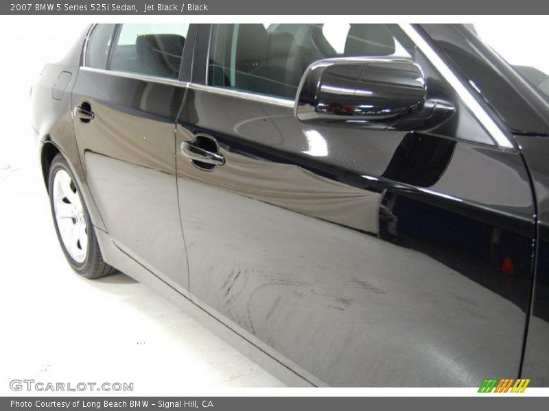 Jet Black / Black 2007 BMW 5 Series 525i Sedan